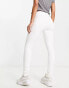 Dr Denim Moxy super skinny high rise jeans in off white