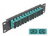 Delock 66774 - Fiber - SC - Aqua colour - Black - Metal - Rack mounting - 1U