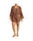 ფოტო #1 პროდუქტის Plus Size Erica Print Romper