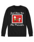 Фото #1 товара Men's Peanuts Holidays Crew-neck Fleece T-shirt