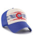 ფოტო #3 პროდუქტის Men's Royal Chicago Cubs Breakout MVP Trucker Adjustable Hat