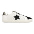 Фото #1 товара Vintage Havana Gadol Perforated Lace Up Womens Gold, White Sneakers Casual Shoe