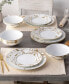Фото #10 товара Raptures Gold Set of 4 Cereal Bowls, Service For 4