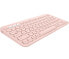 Фото #5 товара Logitech K380 Multi-Device Bluetooth Keyboard - Mini - Bluetooth - QWERTZ - Pink