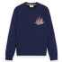 SCOTCH & SODA Front Back Boating Artwork sweatshirt