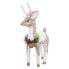 Christmas bauble White Natural Fibre Polyfoam Deer 20 x 11 x 41 cm
