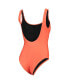 Фото #4 товара Women's Orange San Francisco Giants One-Piece Bathing Suit