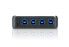 Фото #3 товара ATEN 4-port USB 3.0 Peripheral Sharing Device - 5 Gbit/s - Micro-USB Type-B - Black - Plastic - 0 - 40 °C - -20 - 60 °C