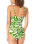 Фото #2 товара Anne Cole 293402 Women X Back Shirred One Piece Swimsuit Multi Size 10