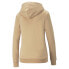 Puma Essentials+ Embroidery Pullover Hoodie Womens Beige Casual Outerwear 848332