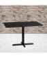Фото #4 товара 30"X48" Rectangular Laminate Table With 23.5"X29.5" Table Height Base