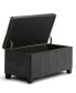 Фото #3 товара Poway Faux Leather Rectangular Storage Ottoman