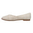 TOMS Jutti Neat Slip On Flat Womens White Flats Casual 10017917T