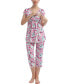 ფოტო #3 პროდუქტის Maternity Addison Nursing Pajama Set