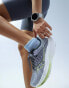 Saucony Ride 17 neutral running trainers in iris and navy