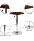 Фото #10 товара 23.5'' Round Adjustable Height Wood Table (Adjustable Range 26.25'' - 35.5'')