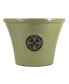 Logo Large Plastic Modern Planter Lime Green 14.75 Inches