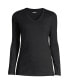 ფოტო #2 პროდუქტის Plus Size Relaxed Supima Cotton T-Shirt