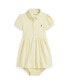 ფოტო #1 პროდუქტის Baby Girls Striped Knit Oxford Shirtdress