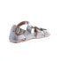 Фото #15 товара Bed Stu Mabely F373038 Womens Gray Leather Hook & Loop Strap Sandals Shoes