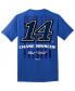 Фото #2 товара Men's Royal Chase Briscoe Flag T-shirt