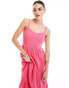 Фото #2 товара Closet London trapeze maxi dress in pink tonal gingham