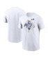 Фото #1 товара Men's Aaron Donald White Los Angeles Rams Player Graphic T-shirt