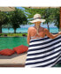 California Cabana Beach Towel (4 Pack, 30x70 in.), Striped, Soft Ringspun Cotton, Oversized Cabana Pool Towel
