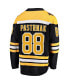 Фото #2 товара Men's David Pastrnak Black Boston Bruins Home Breakaway Jersey