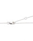 ფოტო #4 პროდუქტის Sterling Silver and Cubic Zirconia Pendant Necklace