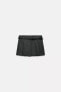 BOX PLEAT SKORT WITH BELT