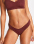 Фото #1 товара Fashionkilla seamless thong in chocolate