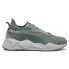 Фото #1 товара Puma RsXk Lace Up Mens Green Sneakers Casual Shoes 39278713