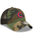 ფოტო #4 პროდუქტის Men's Camo Chicago Cubs Trucker 9TWENTY Snapback Hat