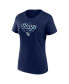 Фото #3 товара Women's Light Blue, Navy Tampa Bay Rays T-shirt Combo Pack