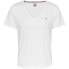 Фото #1 товара TOMMY JEANS Slim Soft short sleeve v neck T-shirt refurbished