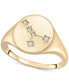 Diamond Cancer Constellation Ring (1/20 ct. t.w.) in 10k Gold, Created for Macy's