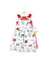 Toddler Girls Cotton Dresses, Farm