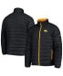 ფოტო #2 პროდუქტის Men's Black Iowa Hawkeyes Powder Lite Omni-Heat Reflective Full-Zip Jacket