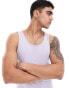 ASOS DESIGN muscle fit vest in lilac