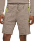 Фото #1 товара Men's Logo Stripe Drawstring Shorts