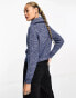 Фото #6 товара Cotton:On zip through knitwear cardi in blue