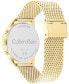 Фото #3 товара Часы Calvin Klein Men's Mesh Gold-Tone Watch