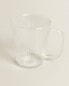 Фото #2 товара Borosilicate glass mug with lines