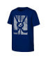 ფოტო #1 პროდუქტის Big Boys and Girls Blue Tampa Bay Lightning Box T-shirt