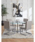 Фото #3 товара Emila 54" Round Glass Mix and Match Dining Table, Created for Macy's