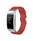 Фото #1 товара Ремешок для часов POSH TECH Fitbit Charge 2 из красной натуральной кожи