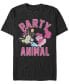Фото #1 товара Men's Pinkie Pie Party Short Sleeve Crew T-shirt