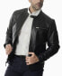 ფოტო #1 პროდუქტის Men's Classic Leather Café Racer Jacket