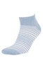 Erkek 3'lü Pamuklu Patik Çorap
